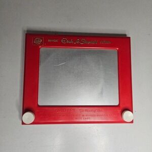 Vintage Ohio Art Etch A Sketch Magic Screen No. 505 Red Classic Drawing Toy
